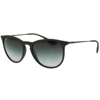 Óculos Ray Ban Erika 4171 - Modelo Feminino com Armação Preta e Lentes em Policarbonato Fumê Degradê