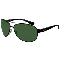 Óculos Ray Ban Aviador 3386 - Modelo Unissex com Armação Preta e Lentes Cristalizadas Verde