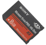 Cartão de Memória Stick Pro HG Duo HX Sony 8Gb