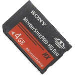 Cartão de Memória Stick Pro HG Duo HX Sony 4Gb